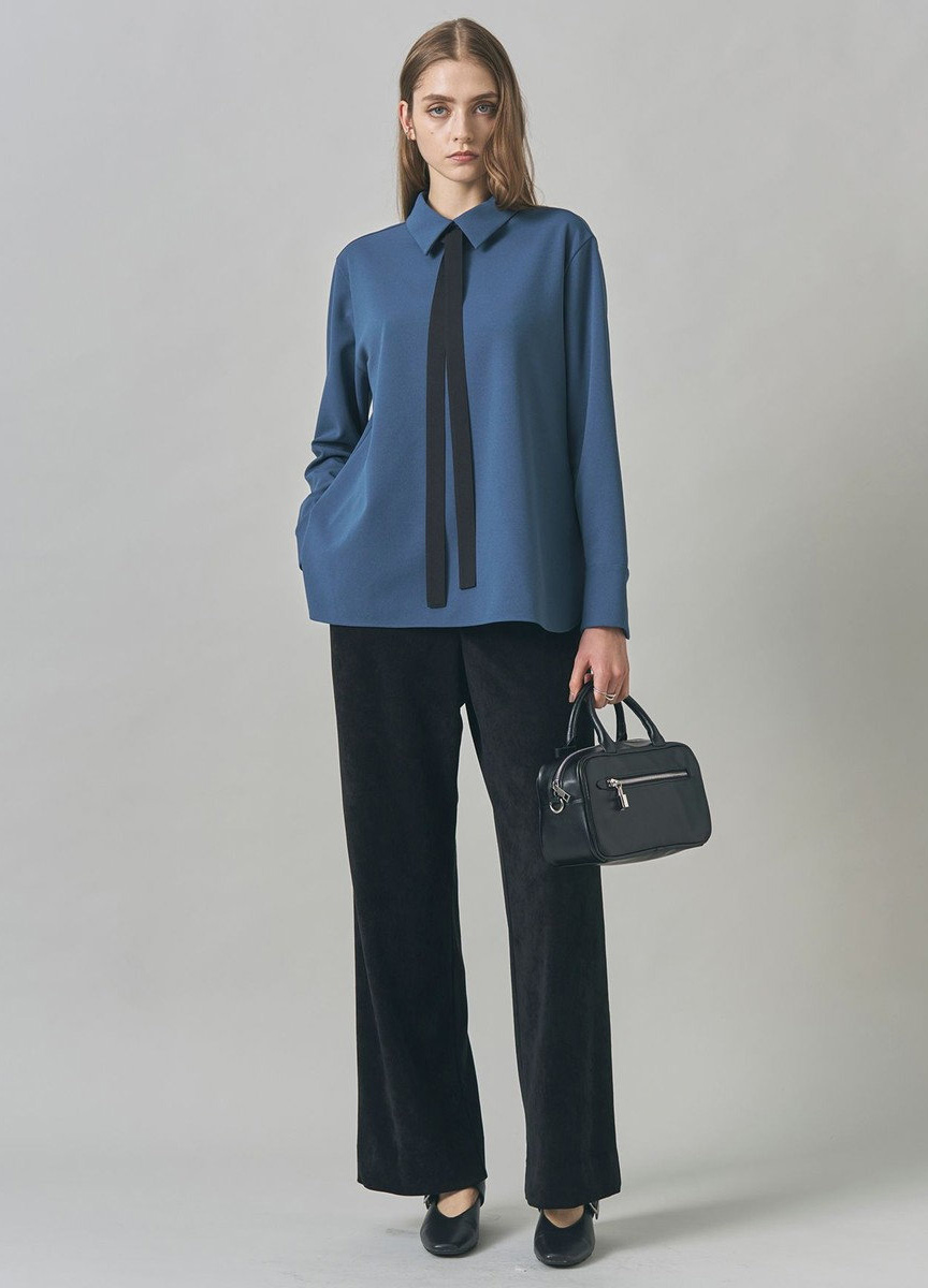 燈芯絨休閒質感長寬褲